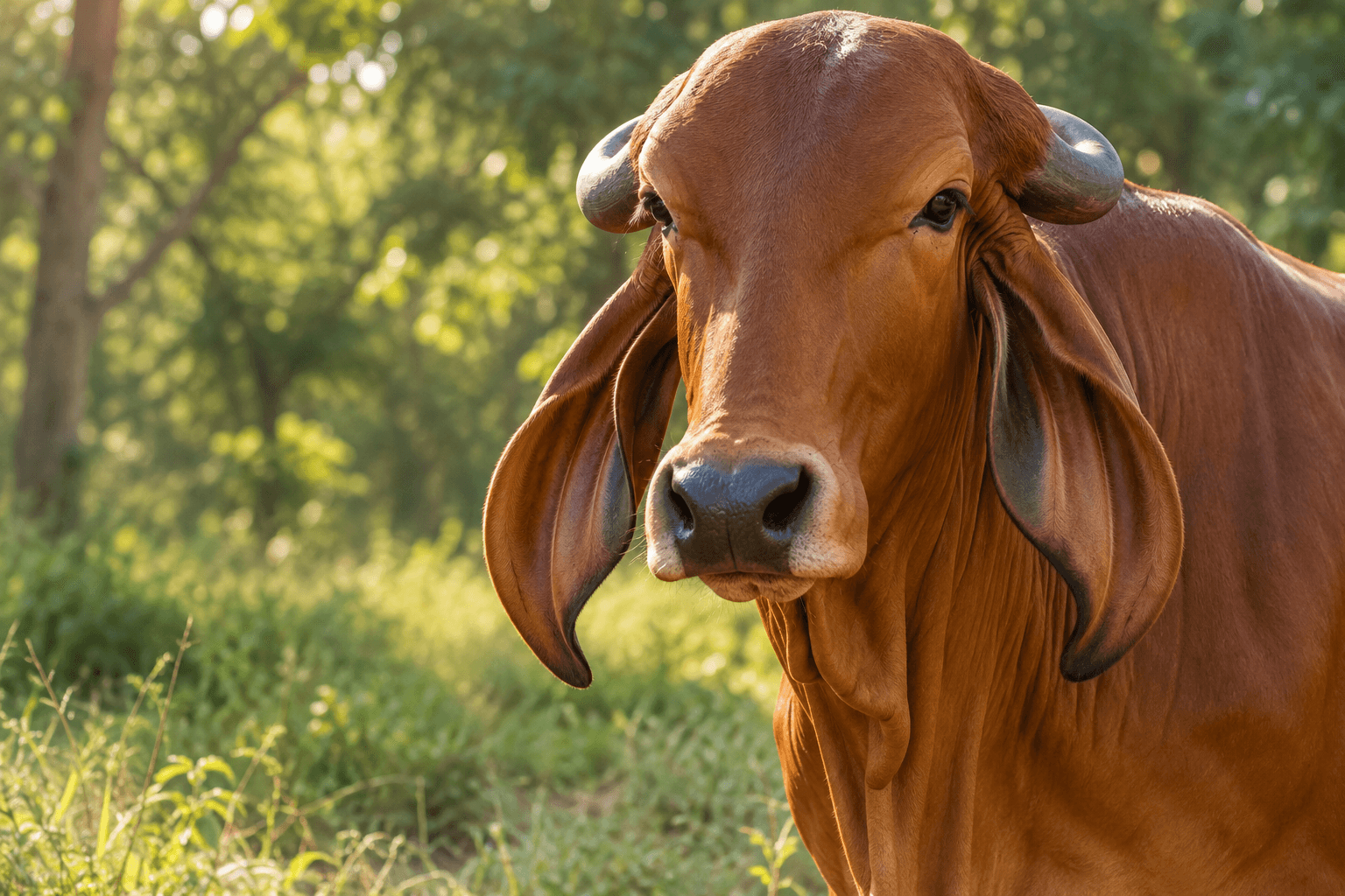 Illustrative cow photograph for the draft Lakshmi profile